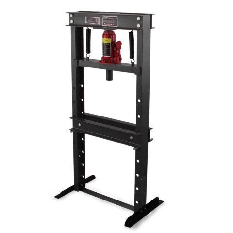 Prasa hydrauliczna warsztatowa nacisk 12 ton czarna łatwy montaż