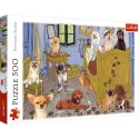 Puzzle - 500 - Pokój van Gogha - Psia Rewolucja - Trefl 37539