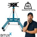 Stojak do Montażu Silnika / skrzyni 900kg Uchwyt na silnik Mobilny na kołach Obrotowy