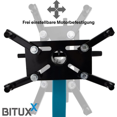 Stojak do Montażu Silnika / skrzyni 900kg Uchwyt na silnik Mobilny na kołach Obrotowy