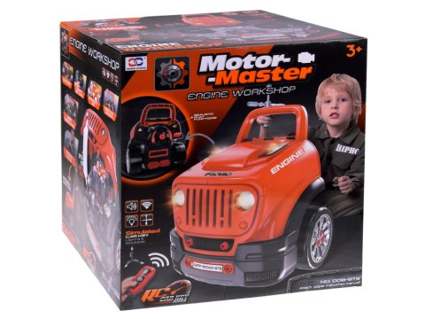 Zestaw mechanika: Ruchomy WARSZTAT SAMOCHODOWY + światło i dźwięk ZA5738