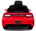 DODGE SRT CZERWONY Autko na akumulator EVA Skóra pilot