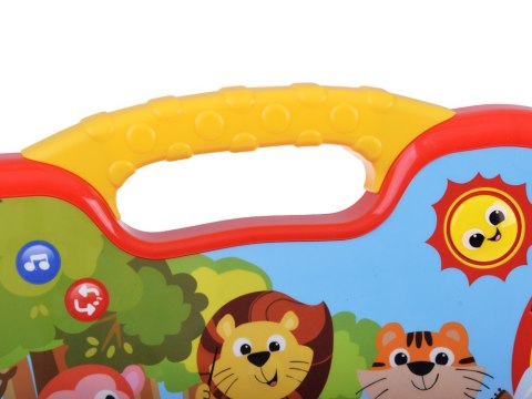 Edukacyjne interaktywne organki ze zwierzątkami odgłosy melodie ZA5955