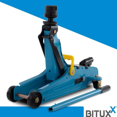 Hydrauliczny podnośnik samochodowy typu "żaba" (warsztatowy), 2,5 tony, Bituxx
