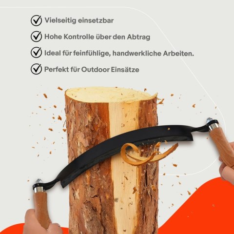 Piła do drewna, piła do cięcia wzdłużnego, strug, dłuto, skrobak proste 10'' Bituxx