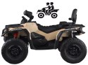 Quad na akumulator dla dzieci 2 osob CAN-AM OUTLANDER 4x4 Panel LED PA0326