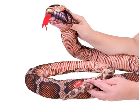Realistyczn maskotka pluszowy wąż Pyton Birmański 180cm 14107