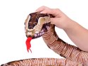 Realistyczn maskotka pluszowy wąż Pyton Birmański 180cm 14107
