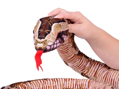 Realistyczn maskotka pluszowy wąż Pyton Birmański 180cm 14107