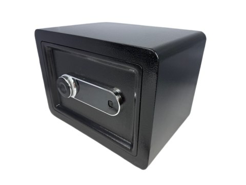 Sejf biurowy z dotykowym panelem na kod szyfr elektroniczny czarny