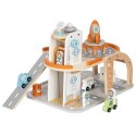 TOOKY TOY Drewniany Kosmiczny Parking Stacja Kosmiczna