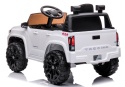 Toyota Tacoma BIAŁY Autko na akumulator miękki fotelik pilot