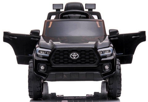 Toyota Tacoma CZARNY Autko na akumulator miękki fotelik pilot