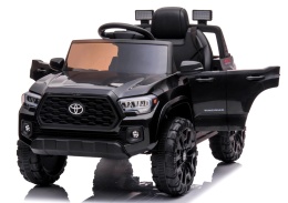 Toyota Tacoma CZARNY Autko na akumulator miękki fotelik pilot
