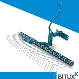 Zgrzebło do trawy / wertykulator / grzebień do trawnika do traktorków ogrodowych, kosiarek samojezdnych i quadów (ATV) - Bituxx