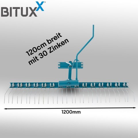 Zgrzebło do trawy / wertykulator / grzebień do trawnika do traktorków ogrodowych, kosiarek samojezdnych i quadów (ATV) - Bituxx