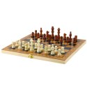 Klasyczna Gra Logiczna 3w1 Szachy Warcaby Backgammon Drewniane
