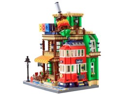 Klocki SERIA Świat-architektura stylu RESTAURACJA BBQ Paryż 1922ele ZA5749