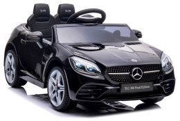 Mercedes SLC 300 CZARNY Autko na akumulator Piankowe Koła Eva, miękki fotelik, Pilot