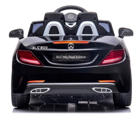 Mercedes SLC 300 CZARNY Autko na akumulator Piankowe Koła Eva, miękki fotelik, Pilot