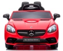 Mercedes SLC 300 CZERWONY Autko na akumulator Piankowe Koła Eva, miękki fotelik, Pilot