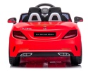 Mercedes SLC 300 CZERWONY Autko na akumulator Piankowe Koła Eva, miękki fotelik, Pilot