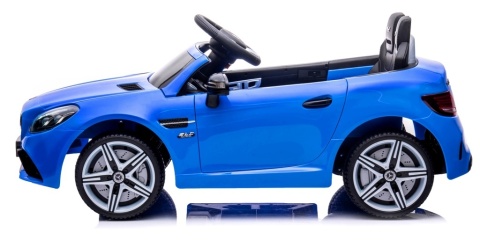 Mercedes SLC 300 NIEBIESKI Autko na akumulator Piankowe Koła Eva, miękki fotelik, Pilot