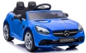 Mercedes SLC 300 NIEBIESKI Autko na akumulator Piankowe Koła Eva, miękki fotelik, Pilot