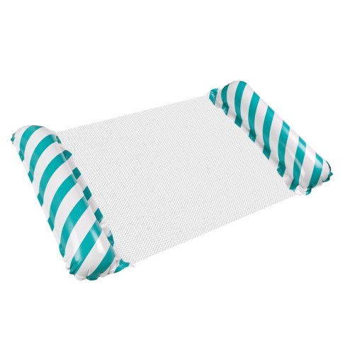 Materac dmuchany plażowy hamak wodny leżak fotel krzesło do pływania basenu niebieski