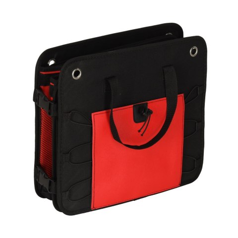 Organizer do bagażnika torba do samochodu czarny czerwony 58x37x32