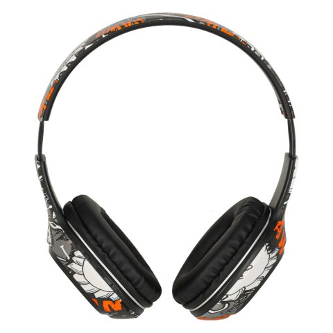 Słuchawki bezprzewodowe nauszne Bluetooth RGB Gaming Sport 200mAh czarne