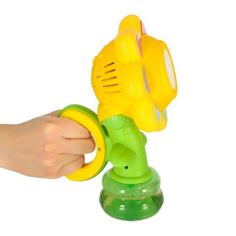 Maszynka do baniek mydlanych automat generator kwiatek bańki muzyka światła