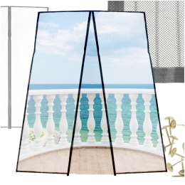 Moskitiera siatka magnetyczna LUARO na drzwi solidna mocny magnes 110x220cm