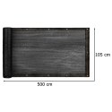 Osłona balkonowa LUARO mata maskująca siatka cieniująca na balkon taras 150g/m2 105x500cm UV