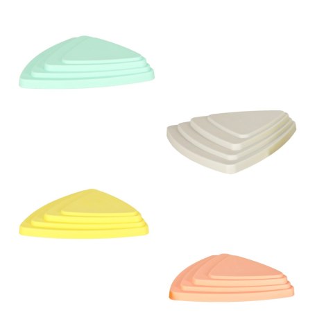 Ścieżka sensoryczna kamienie rzeczne do treningu równowagi podłoga to lawa gra 11 elementów pastelowa