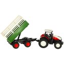 Traktor RC zdalnie sterowany ciągnik rolniczy z przyczepą pilot farma prezent 2,4G 3,7V 500mAh