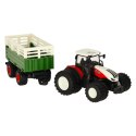 Traktor RC zdalnie sterowany ciągnik rolniczy z przyczepą pilot farma prezent 2,4G 3,7V 500mAh