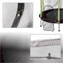 Trampolina do domu ogrodu dla dzieci siatka piłki 140cm 55inch zielona