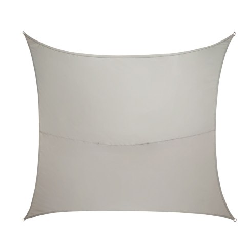 Żagiel przeciwsłoneczny LUARO ogrodowy tarasowy wodoodporny 4x3m prostokątny szary