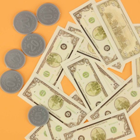 Kasa fiskalna dla dzieci supermarket sklep skaner kalkulator koszyk z akcesoriami 36 el.