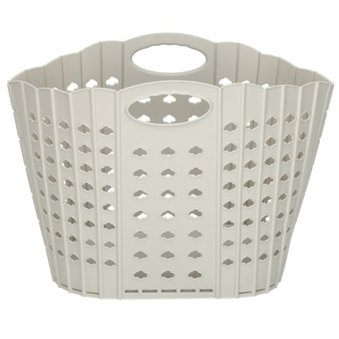 Kosz na pranie bieliznę składany organizer łazienkowy z uchwytem szary