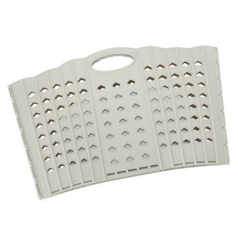 Kosz na pranie bieliznę składany organizer łazienkowy z uchwytem szary