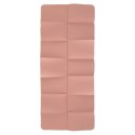Mata fitness gimnastyczna do ćwiczeń jogi pilatesu fitness joga składana 183x61x0,4 cm różowy