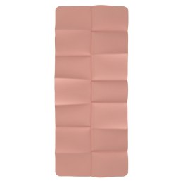 Mata fitness gimnastyczna do ćwiczeń jogi pilatesu fitness joga składana 183x61x0,4 cm różowy