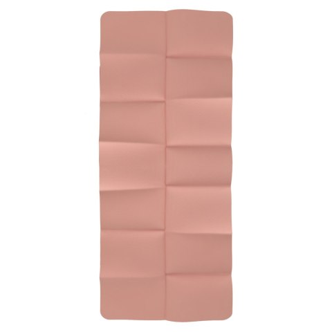 Mata fitness gimnastyczna do ćwiczeń jogi pilatesu fitness joga składana 183x61x0,4 cm różowy