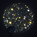 Projektor gwiazd nieba lampka nocna LED USB planetarium planety 12 dysków 360° timer