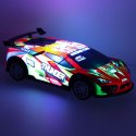 Samochód RC sportowy zdalnie sterowany na pilot auto wyścigowe drift z LED światłami czerwony