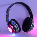 Słuchawki bezprzewodowe nauszne Bluetooth RGB Gaming Sport 200mAh