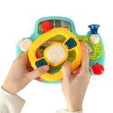 Zabawka interaktywna kierownica dla dzieci dziecka malucha do wózka symulator muzyka dźwięki niebieska