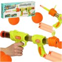 Pistolet na kulki karabin na piankowe naboje solidny dla dzieci gra 2w1 zielony